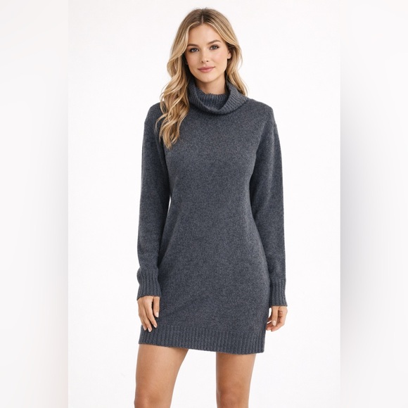 NakedCashmere Dresses & Skirts - Naked Cashmere 100% Cashmere Sweater Dress Dark Gray Size Large